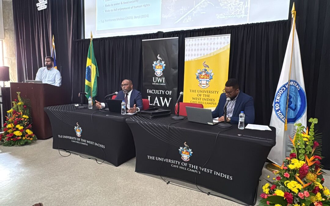 CCJ President Again Calls for Climate Change Compensatory Fund at International Conference in Barbados 