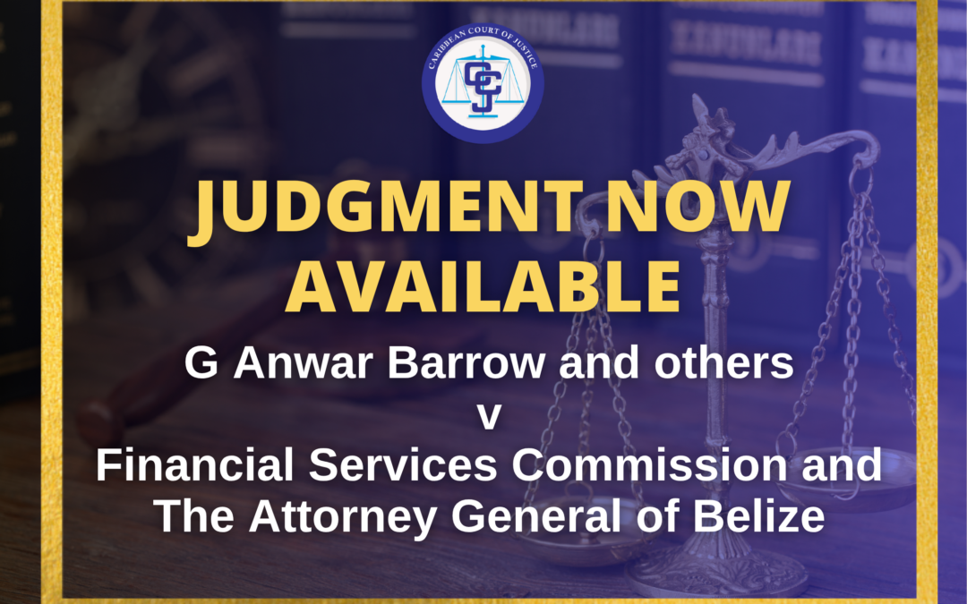 CCJ Delivers Ruling in the First Referral in the Court’s History