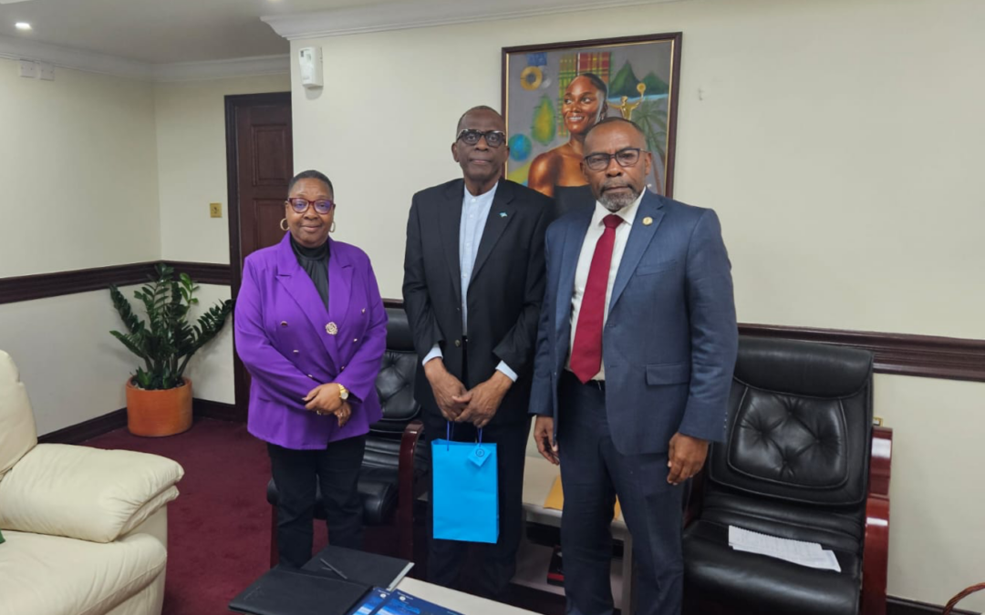 CCJ President Pays Courtesy Call on Prime Minister of Saint Lucia